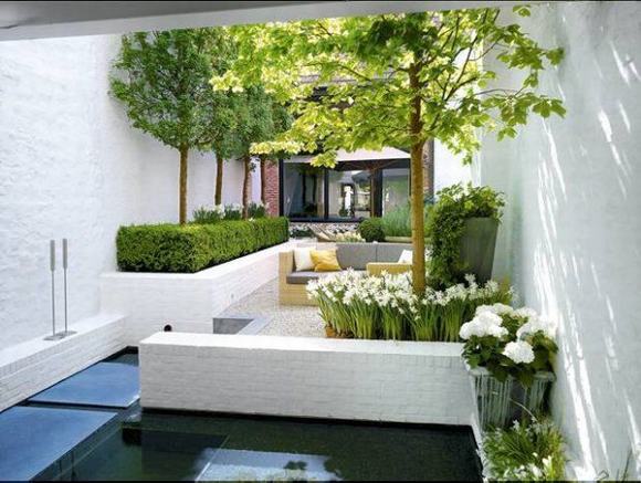 Kiến trúc trong sân vườn hiện đại