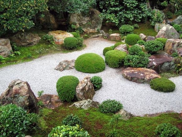 Thiết kế sân vườn thiền Nhật