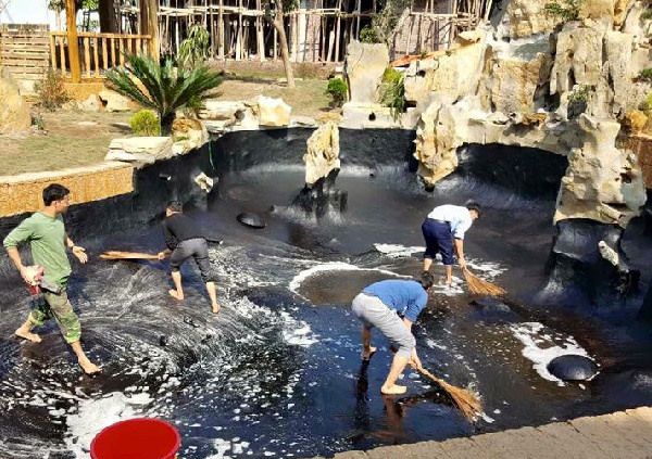 chống thấm cổ lọc cá koi