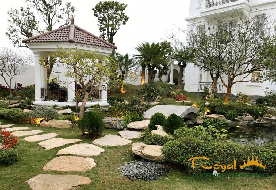 Thiết kế biệt thự sân vườn tại Hải Phòng 