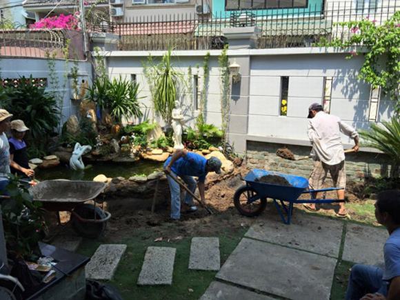 “Du hí” phong cảnh sơn thủy hữu tình cùng hồ cá Koi của ca sĩ Cao Thái Sơn