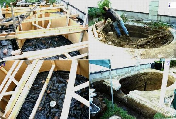 Xác định vị trí thi công hồ cá Koi