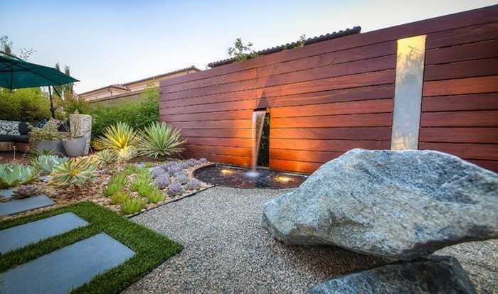 Thiết kế sân vườn phong cách hiện đại