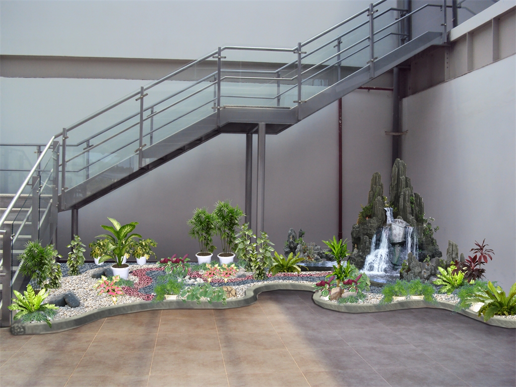 Mẫu tiểu cảnh cầu thang tại Hải Phòng