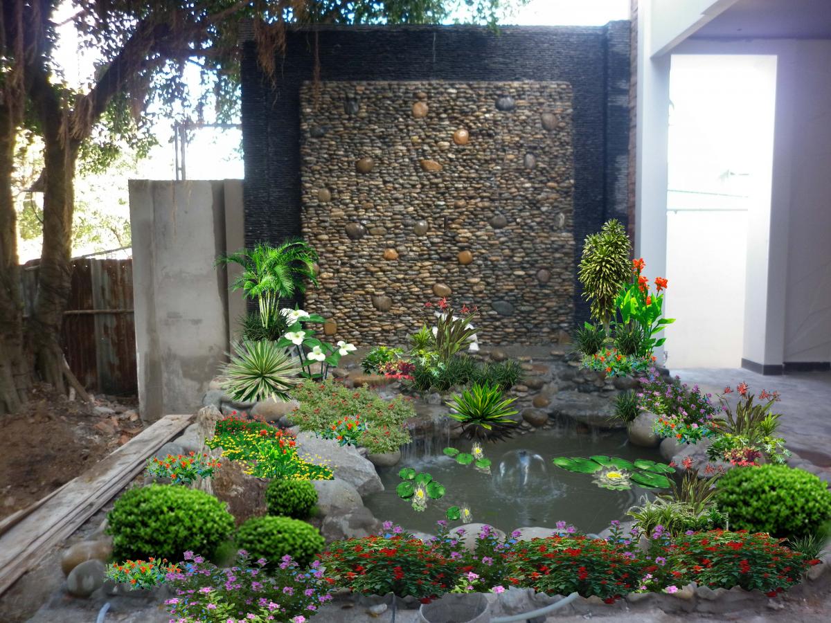 hồ nước sân vườn