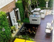 THiết kế hồ cá Koi mini tại Hải Phòng 