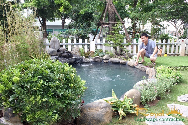 thi công hồ cá koi tại Hải Phòng 